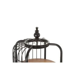Mantis Long Black Finish Birdcage Shelf Unit -Lifestyle Haven Shop noosa co living mantis long black finish birdcage shelf unit house of isabella uk 42935620534579