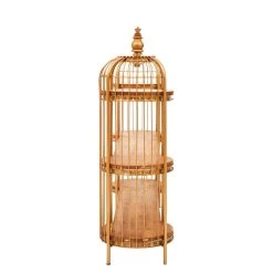 Mantis Long Gold Finish Birdcage Shelf Unit -Lifestyle Haven Shop noosa co living mantis long gold finish birdcage shelf unit house of isabella uk 42935619911987