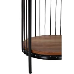 Mantis Medium Black Birdcage Shelf Unit -Lifestyle Haven Shop noosa co living mantis medium black birdcage shelf unit house of isabella uk 42935615258931