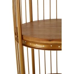 Mantis Small Gold Finish Birdcage Unit -Lifestyle Haven Shop noosa co living mantis small gold finish birdcage unit house of isabella uk 42935619387699