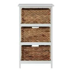Padstow 3 Drawer White Frame Storage Unit -Lifestyle Haven Shop noosa co living padstow 3 drawer white frame storage unit house of isabella uk 42933333033267
