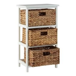 Padstow 3 Drawer White Frame Storage Unit -Lifestyle Haven Shop noosa co living padstow 3 drawer white frame storage unit house of isabella uk 42933333066035