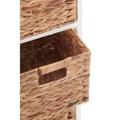 Padstow 4 Drawer White Hyacinth Storage Unit -Lifestyle Haven Shop noosa co living padstow 4 drawer white hyacinth storage unit house of isabella uk 42933334638899