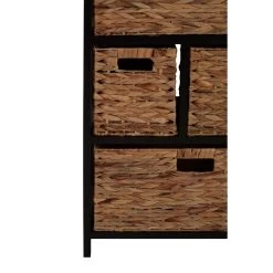 Padstow 6 Drawers Black Frame Storage Unit -Lifestyle Haven Shop noosa co living padstow 6 drawers black frame storage unit house of isabella uk 42933926625587