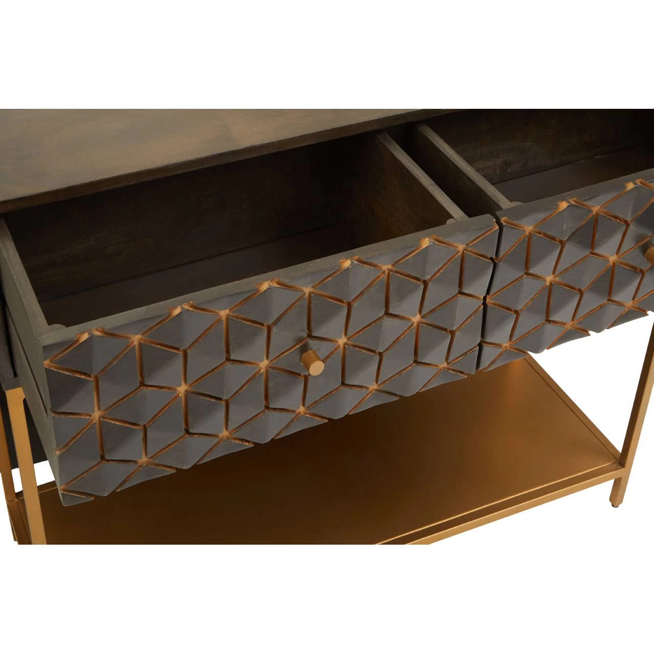 Patina Grey Console Table 8 Patina Grey Console Table - Image 8