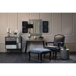 Rococo Grey Velvet Chair & Footstool -Lifestyle Haven Shop noosa co living rococo grey velvet chair footstool house of isabella uk 42932819951923