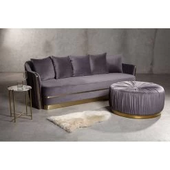 Shea Grey Footstool -Lifestyle Haven Shop noosa co living shea grey footstool house of isabella uk 42937664176435