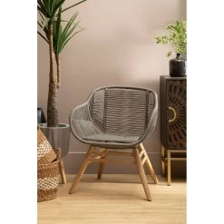 Sisal Grey Rope Armchair -Lifestyle Haven Shop noosa co living sisal grey rope armchair house of isabella uk 42935742038323