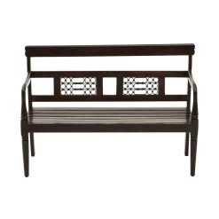 Srina Dark Sheesham Wood Bench