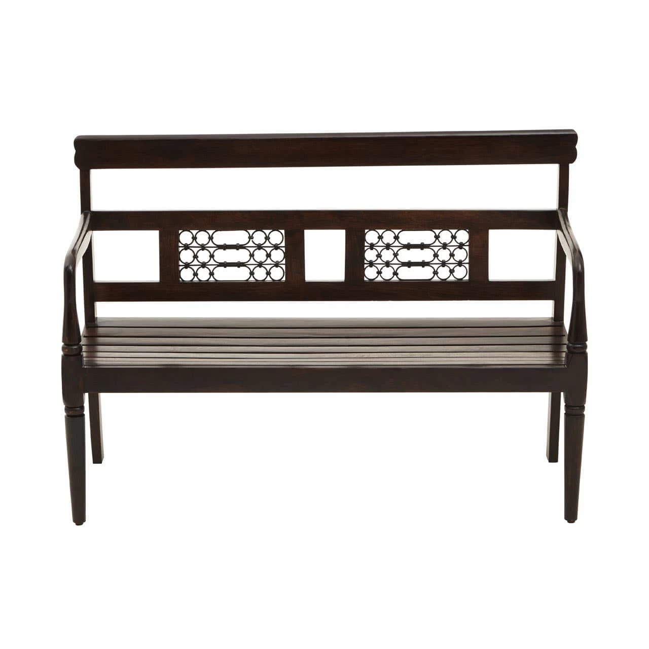 Srina Dark Sheesham Wood Bench 1 Srina Dark Sheesham Wood Bench