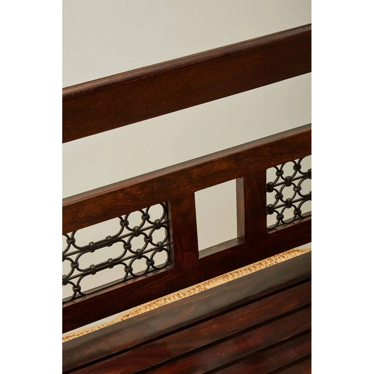 Srina Dark Sheesham Wood Bench 13 Srina Dark Sheesham Wood Bench - Image 13