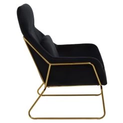 Stockholm Black Velvet Armchair -Lifestyle Haven Shop noosa co living stockholm black velvet armchair house of isabella uk 42941035020595
