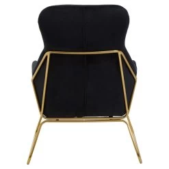 Stockholm Black Velvet Armchair -Lifestyle Haven Shop noosa co living stockholm black velvet armchair house of isabella uk 42941035053363
