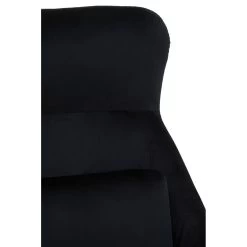 Stockholm Black Velvet Armchair -Lifestyle Haven Shop noosa co living stockholm black velvet armchair house of isabella uk 42941035086131