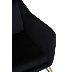 Stockholm Black Velvet Armchair -Lifestyle Haven Shop noosa co living stockholm black velvet armchair house of isabella uk 42941035118899
