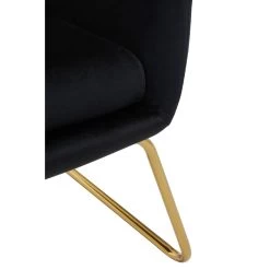 Stockholm Black Velvet Armchair -Lifestyle Haven Shop noosa co living stockholm black velvet armchair house of isabella uk 42941035151667