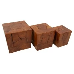 Surat Set Of 3 Teak Root Stools 6 Surat Set Of 3 Teak Root Stools -Lifestyle Haven Shop noosa co living surat set of 3 teak root stools house of isabella uk 42937748193587