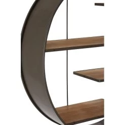 Trinity Round Shelf Unit -Lifestyle Haven Shop noosa co living trinity round shelf unit house of isabella uk 42933304525107