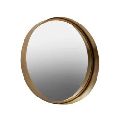 Liam Small Gold Finish Wall Mirror