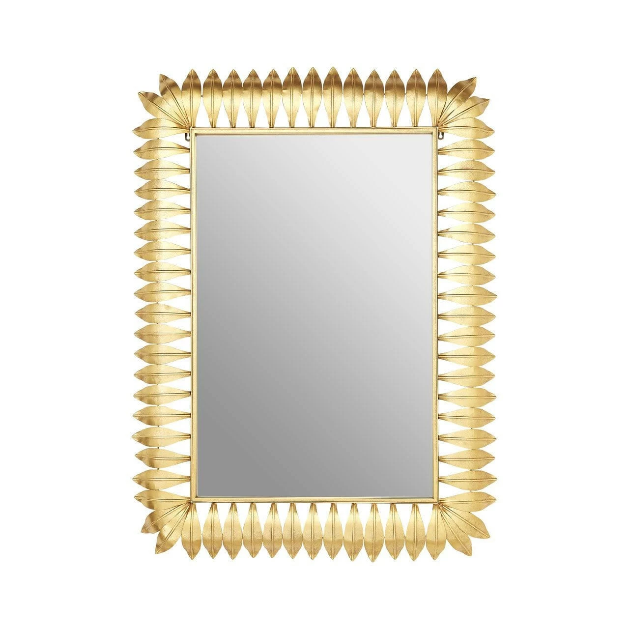 Merlin Gold Leaf Frame Wall Mirror 1 Merlin Gold Leaf Frame Wall Mirror