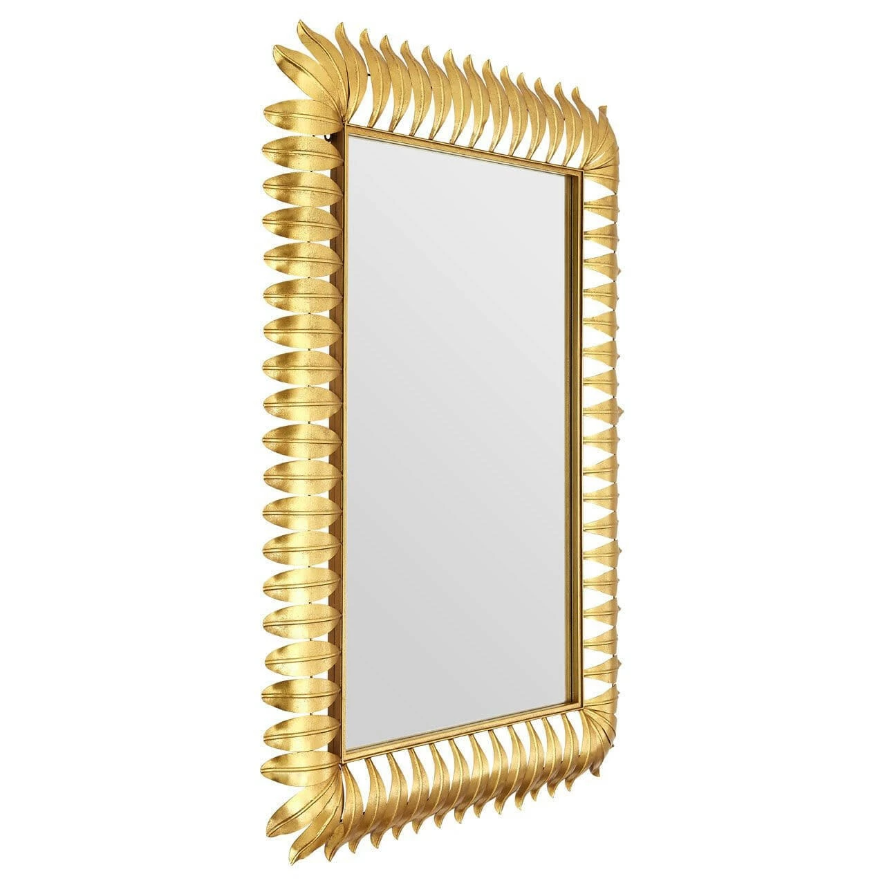 Merlin Gold Leaf Frame Wall Mirror 2 Merlin Gold Leaf Frame Wall Mirror - Image 2