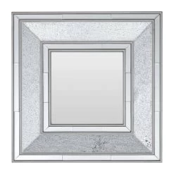 Wall Mirror, Silver Mosaic