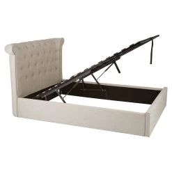 Edison Light Grey Double Ottoman Bed -Lifestyle Haven Shop noosa co sleeping edison light grey double ottoman bed house of isabella uk 42933710881075