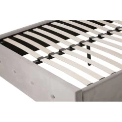 Edison Steel Velvet Double Ottoman Bed -Lifestyle Haven Shop noosa co sleeping edison steel velvet double ottoman bed house of isabella uk 42933700231475