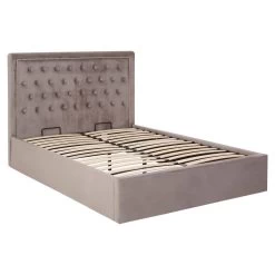 Hannah Brushed Steel Velet Double Bed -Lifestyle Haven Shop noosa co sleeping hannah brushed steel velet double bed house of isabella uk 42933673492787