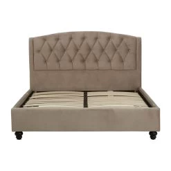 Josephine Brushed Velvet Double Bed -Lifestyle Haven Shop noosa co sleeping josephine brushed velvet double bed house of isabella uk 42933723955507