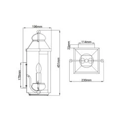 Anchorage 2 Light Wall Lantern 9 Anchorage 2 Light Wall Lantern -Lifestyle Haven Shop quintessentiale lighting anchorage 2 light wall lantern house of isabella uk 30108823650358