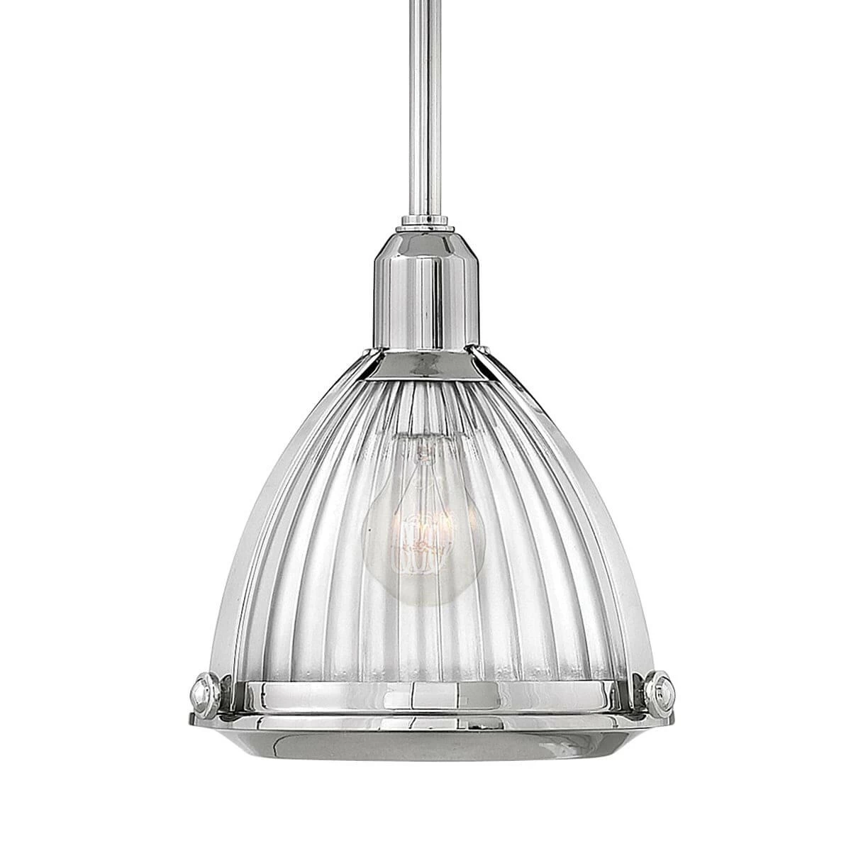 Elroy 1 Light Pendant - Polished Nickel 2 Elroy 1 Light Pendant - Polished Nickel - Image 2
