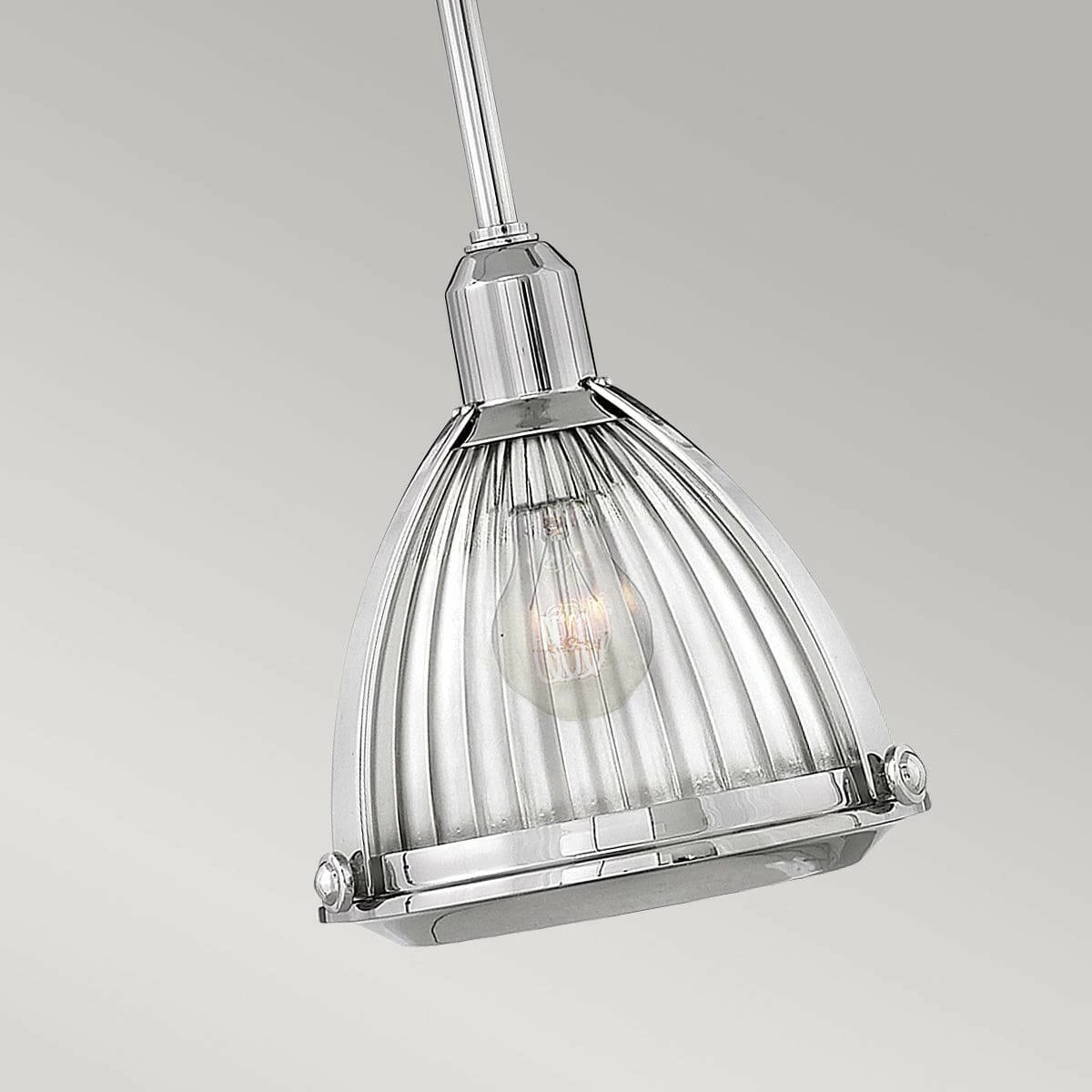 Elroy 1 Light Pendant - Polished Nickel 3 Elroy 1 Light Pendant - Polished Nickel - Image 3