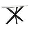 Trocadero White Marble Console Table