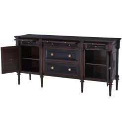 Small Andrew Sideboard Cambridge Finish -Lifestyle Haven Shop theodore alexander living small andrew sideboard cambridge finish house of isabella uk 42835131597107