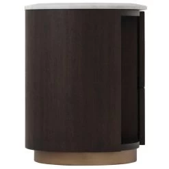Theodore Alexander Oblique Right Bedside Cabinet In Veneer & Carrara -Lifestyle Haven Shop theodore alexander sleeping theodore alexander oblique right bedside cabinet in veneer carrara house of isabella uk 30052317069366