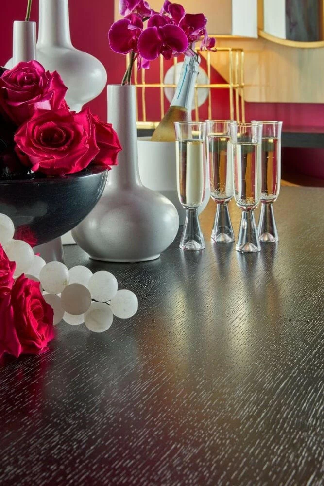 Theodore Alexander Reed Rectangular Dining Table 5 Theodore Alexander Reed Rectangular Dining Table - Image 5