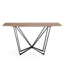 Shebiah Console Table - Beige Marble