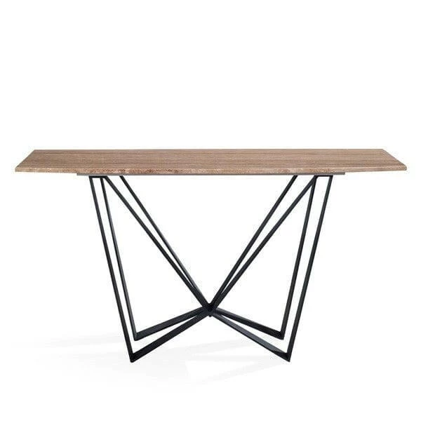 Shebiah Console Table - Beige Marble 1 Shebiah Console Table - Beige Marble