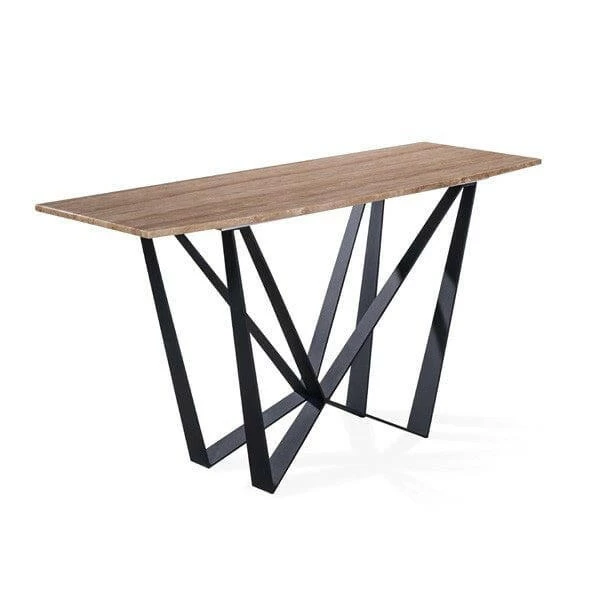 Shebiah Console Table - Beige Marble 2 Shebiah Console Table - Beige Marble - Image 2