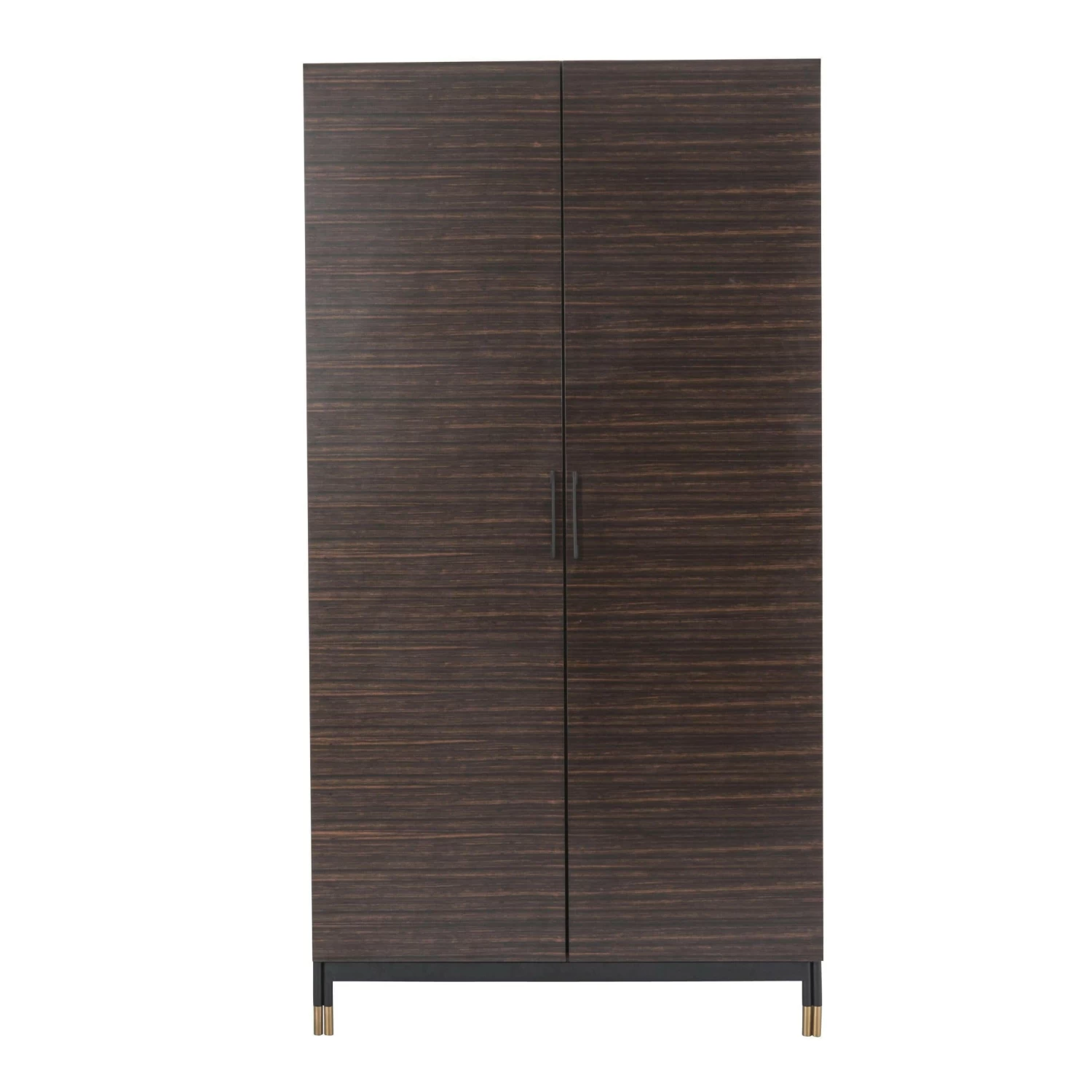 Bali 2 Door Wardrobe - Ebony 1 Bali 2 Door Wardrobe - Ebony