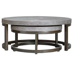Aiyara Gray Nesting Tables, S/2 -Lifestyle Haven Shop uttermost living aiyara gray nesting tables s 2 house of isabella uk 41812941472051