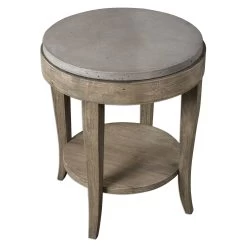 Deka Round Side Table -Lifestyle Haven Shop uttermost living deka round side table house of isabella uk 41814106964275