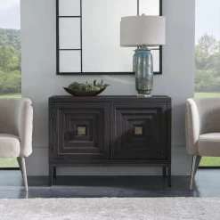 Aiken Dark Walnut 2 Door Cabinet -Lifestyle Haven Shop uttermost living uttermost aiken dark walnut 2 door cabinet house of isabella uk 41814595240243