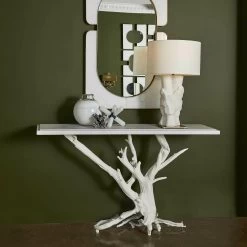 Big Sur Console Table - Matte White -Lifestyle Haven Shop uttermost living uttermost big sur console table matte white house of isabella uk 41815112909107