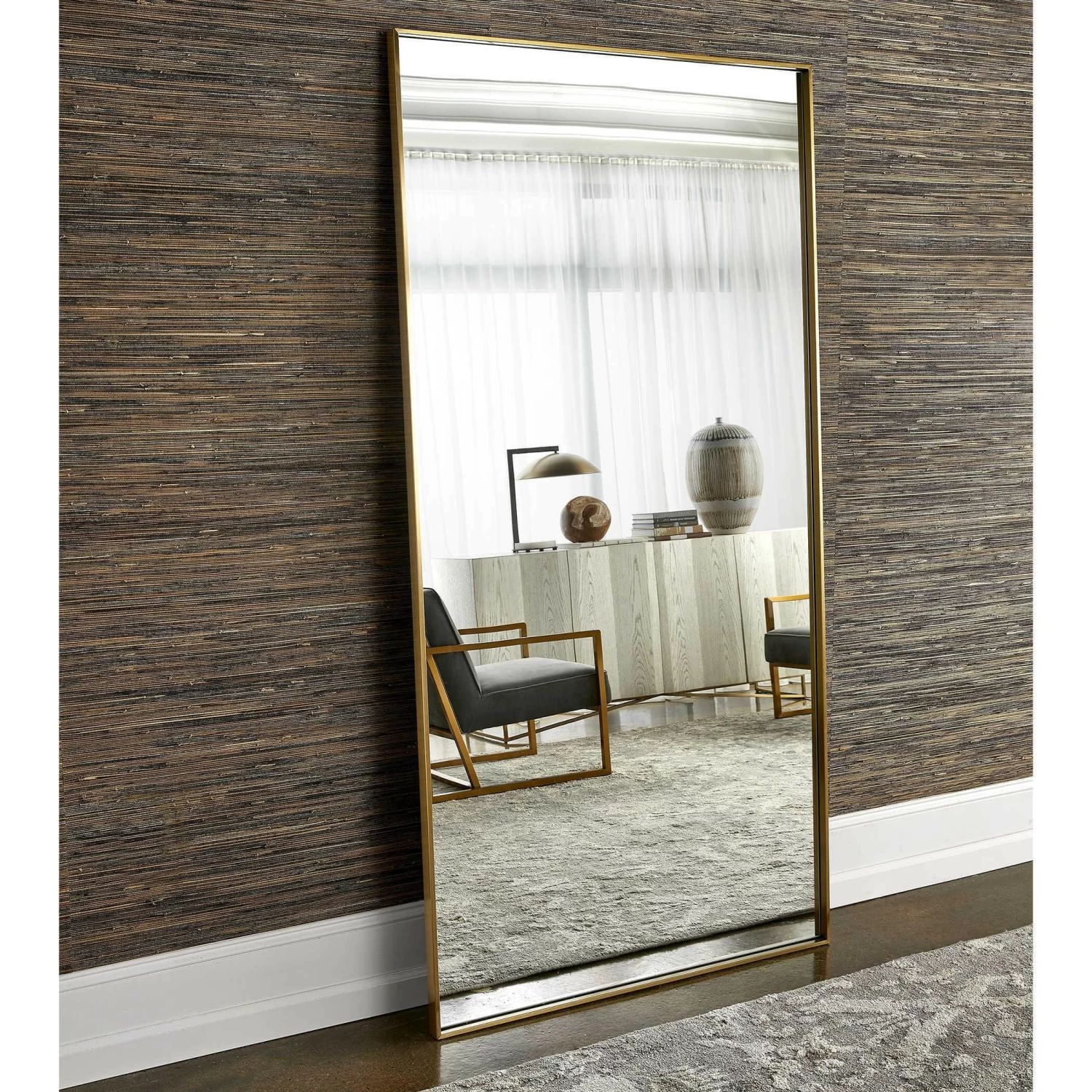 Black Label Harland Mirror - Brass 2 Black Label Harland Mirror - Brass - Image 2