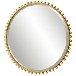 Taza Gold Round Mirror -Lifestyle Haven Shop uttermost mirrors taza gold round mirror house of isabella uk 41813750382899